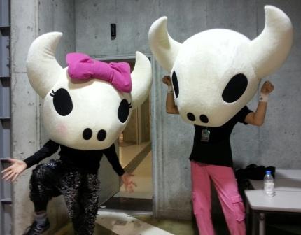 Takita and Val as Gina and Roger