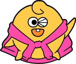 Rubber keyholder (GuraP) -- 864 yen