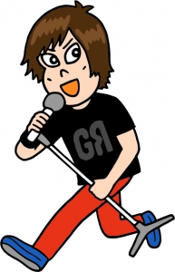 Rubber keyholder (Kiiyan) -- 864 yen